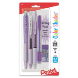 Pentel Color Shades Writing Pack - Pastel Violet