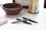 ATX Sandblasted Dark Blue Ballpoint Pen - view 5