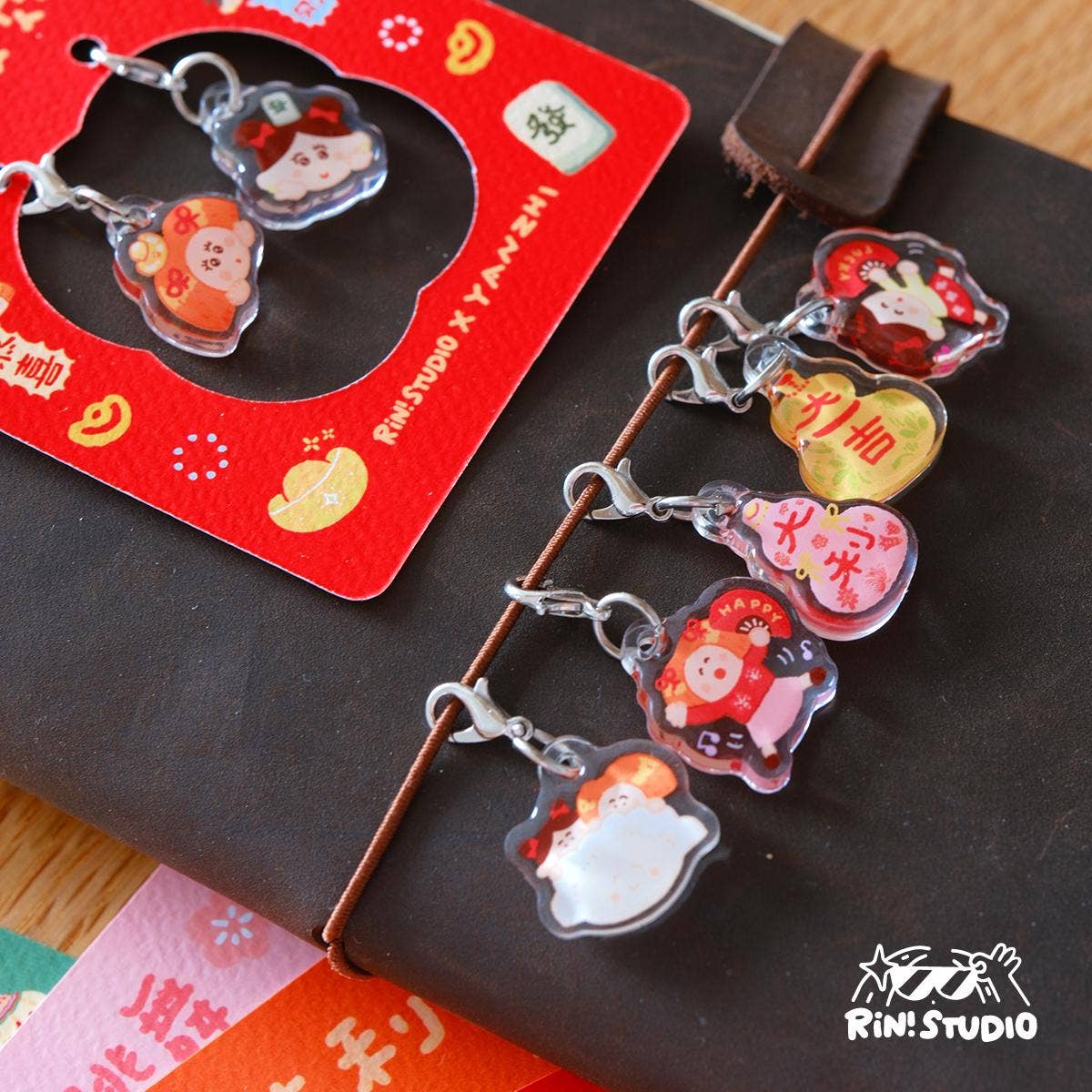 RiN! Studio x Yanzhi Mini Acrylic Charm Set