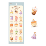 Studio Enon Boba Menu Sticker Sheet