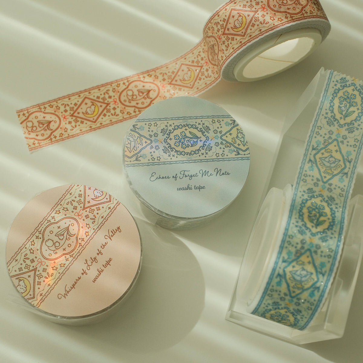 2jingis2jing Echoes of Forget Me Nots Glitter Washi Tape