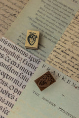 CoraCreaCrafts Heart Wooden Stamp