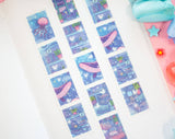 Unicorn Eclipse Reading Room Stamp Washi Tape