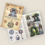 CoraCreaCrafts Lock & Key Sticker Book