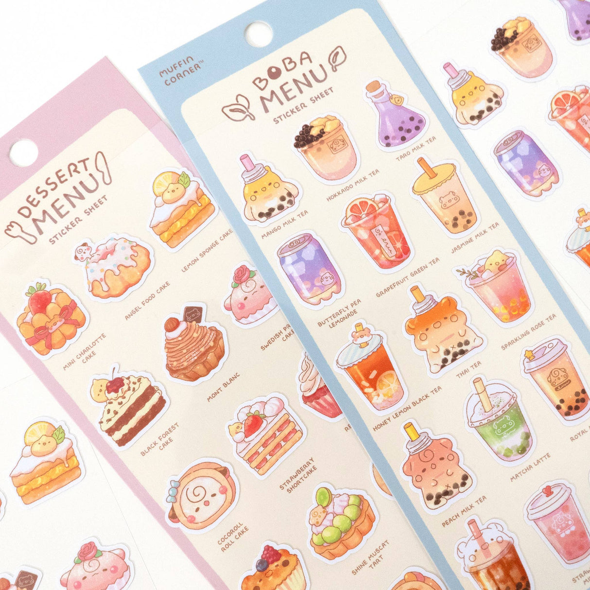 Studio Enon Dessert Menu Sticker Sheet