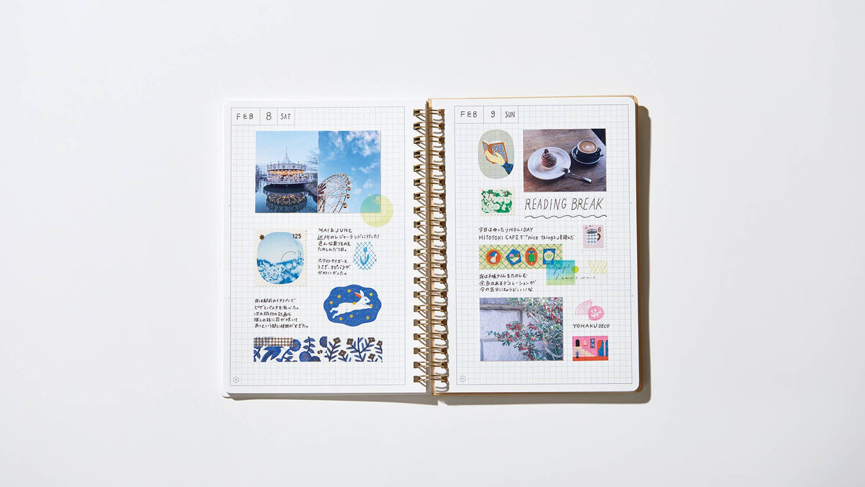 HITOTOKI NOTE Ring Notebook -Passport size-