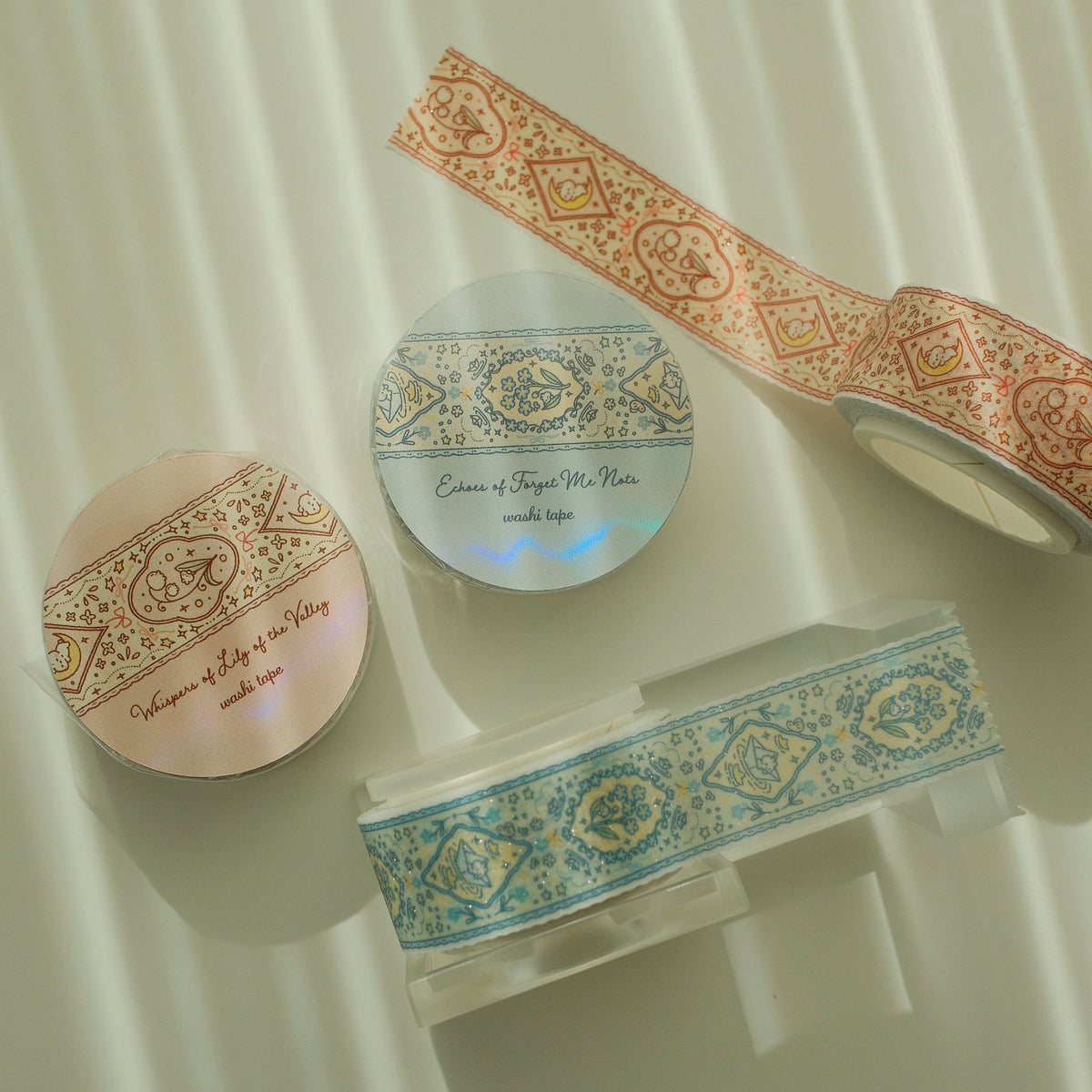 2jingis2jing Echoes of Forget Me Nots Glitter Washi Tape
