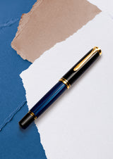 Pelikan Souveran M1000 Fountain Pen - Black-Blue