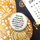 RiN! Studio Social Media Mini Washi Tape