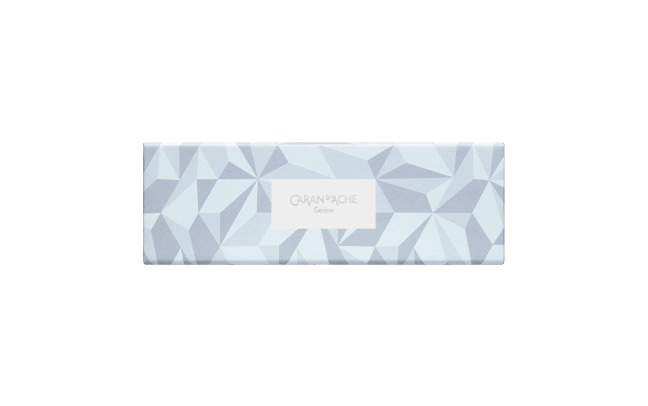 Caran d'Ache 849 Ballpoint Pen - Alpine Frost - White (Special Edition)