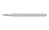 Caran D'Ache Damier Ecridor Fountain Pen - Grey Silver