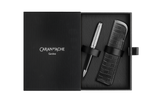 Caran D'Ache Damier Leman Ballpoint Pen Leather Case Set