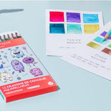 Caran D'Ache Swisscolor 12-Piece Watercolor Pencil Set - Kawaii Collection - Funny Monsters