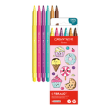 Caran D'Ache Fibralo 6-Piece Pen Set - Kawaii Collection - Candy World
