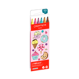 Caran D'Ache Fibralo 6-Piece Pen Set - Kawaii Collection - Candy World