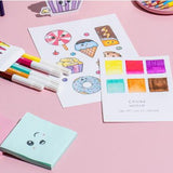 Caran D'Ache Fibralo 6-Piece Pen Set - Kawaii Collection - Candy World