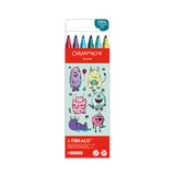 Caran D'Ache Fibralo 6-Piece Pen Set - Kawaii Collection - Funny Monsters