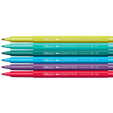 Caran D'Ache Fibralo 6-Piece Pen Set - Kawaii Collection - Funny Monsters