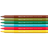 Caran D'Ache Fibralo 6-Piece Pen Set - Kawaii Collection - Swiss Mountain