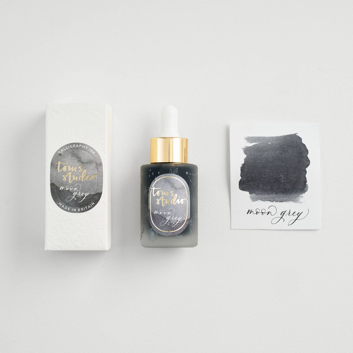 Tom's Studio Moon Grey - Calligraphy Ink