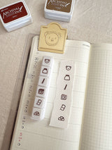 Bloom Paper Studio Bear's Happy Moments Button Stamp