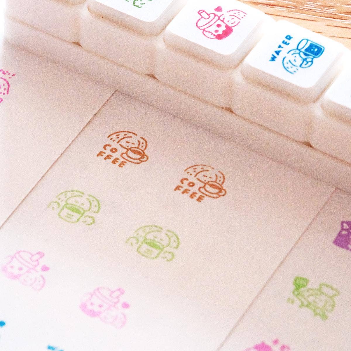 RiN! Studio Mini 6-in-1 Stamp - Drinks