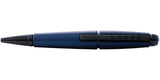 Edge Matte Blue Lacquer Rollerball Pen Detail