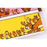 Hobonichi Techo A5 Cousin Planner Set - 100%ORANGE: Where’s the Squirrel Going (April Start)