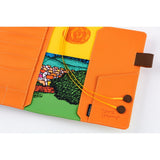 Hobonichi Techo A5 Cousin Planner Set - 100%ORANGE: Where’s the Squirrel Going (April Start)