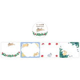 Papier Platz Schinako Moriyama Sticky Note Roll - Rabbits and Fruits