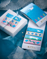 KITTA Portable Washi Decorative Tape -Stamp style Clear -: Bedtime