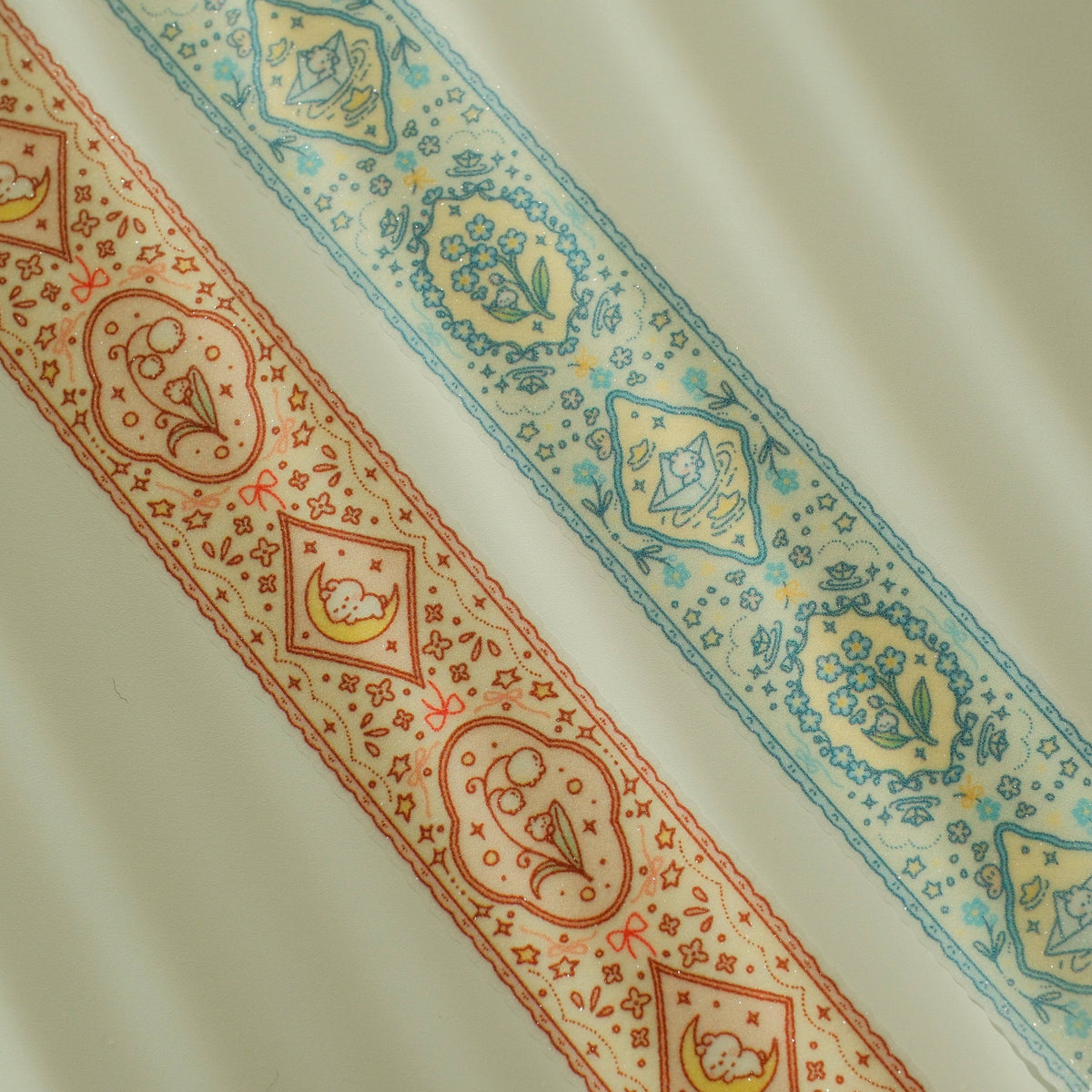 2jingis2jing Whispers of Lily of the Valley Glitter Washi Tape