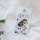 Suatelier Design Stickers - Café Blue