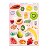 Letters to Apollo - Fruits & Tags Sticker Sheet