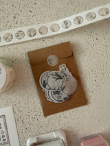 dana ate oatmeal! Gardening Washi Sticker Flakes