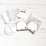 Papier Platz Flake Sticky Notes - Bear Coffee