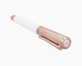 ST. Dupont Liberte Fountain Pen - White Lacquer and Pink Gold (Doorbuster)