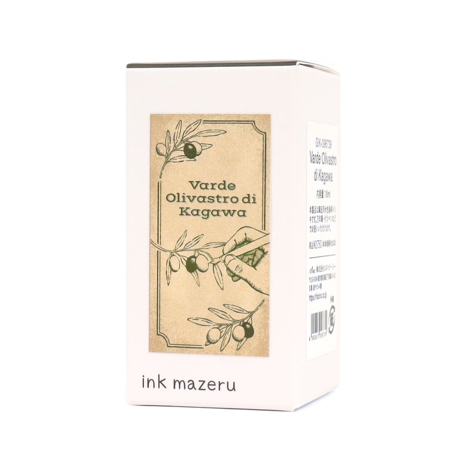 Ink Mazeru 18ml Bottled Ink - Varde Olivastro di Kagawa