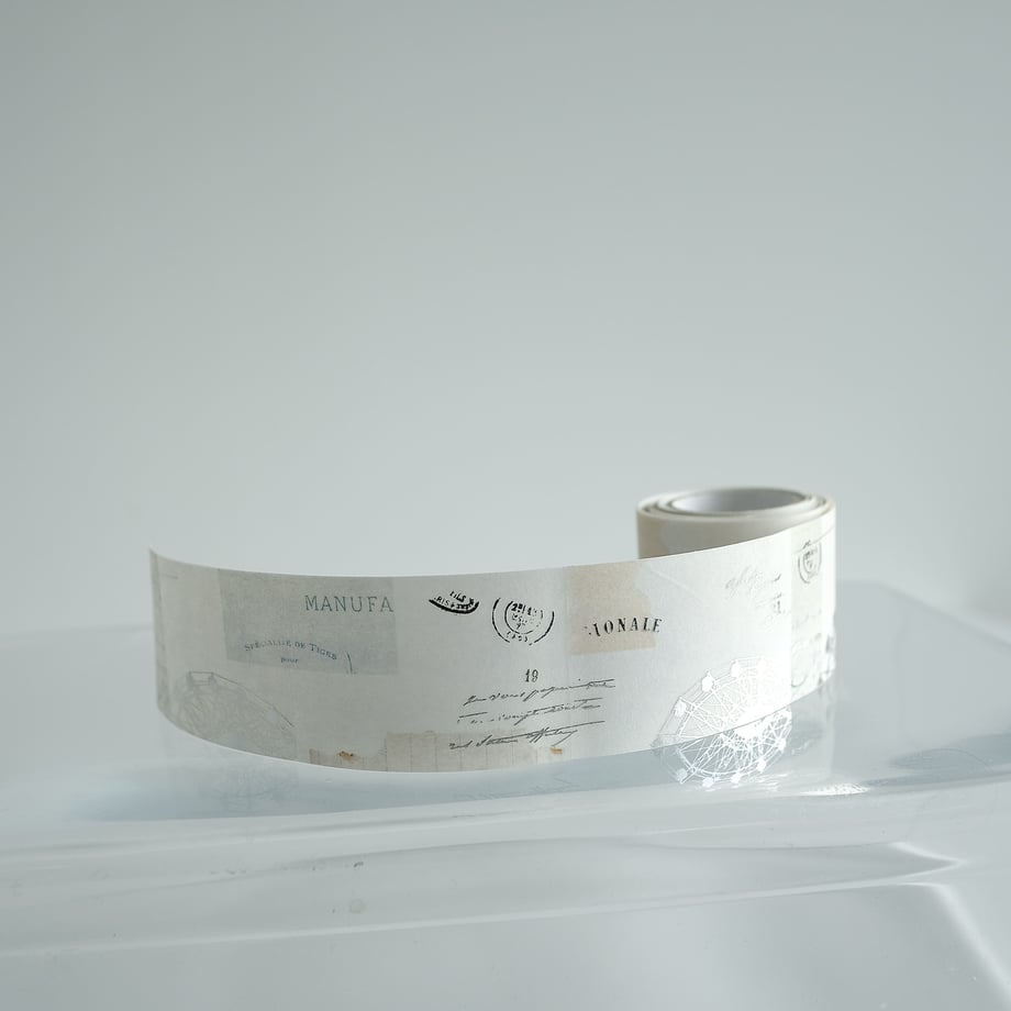 Yohaku Foil Stamped Sticky Note Roll - Nostalgia