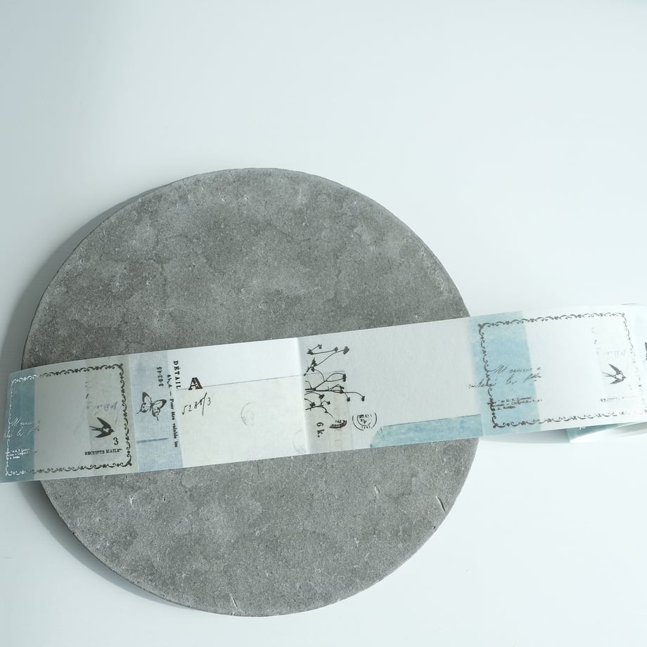 Yohaku Foil Stamped Sticky Note Roll - Fragments