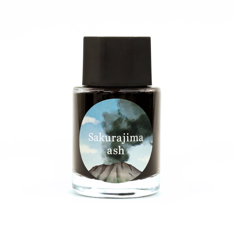 Ink Mazeru 18ml Bottled Ink - Sakurajima Ash
