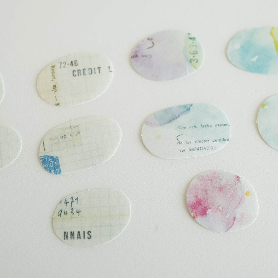 Yohaku Flake Stickers - Nuance
