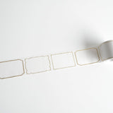 Yohaku Foil Stamped Sticky Note Roll - Labels (Gold Foil)