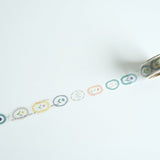 Yohaku Die-Cut Washi Tape - Rondo