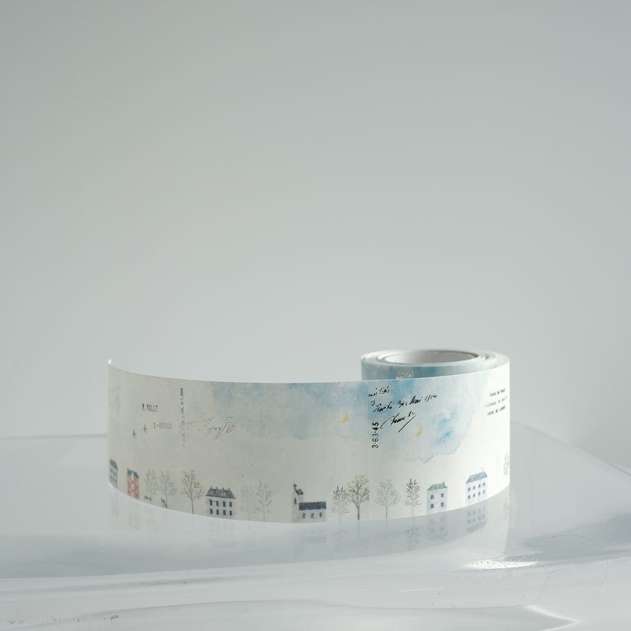 Yohaku Foil Stamped Sticky Note Roll - Itsuka no Machikado