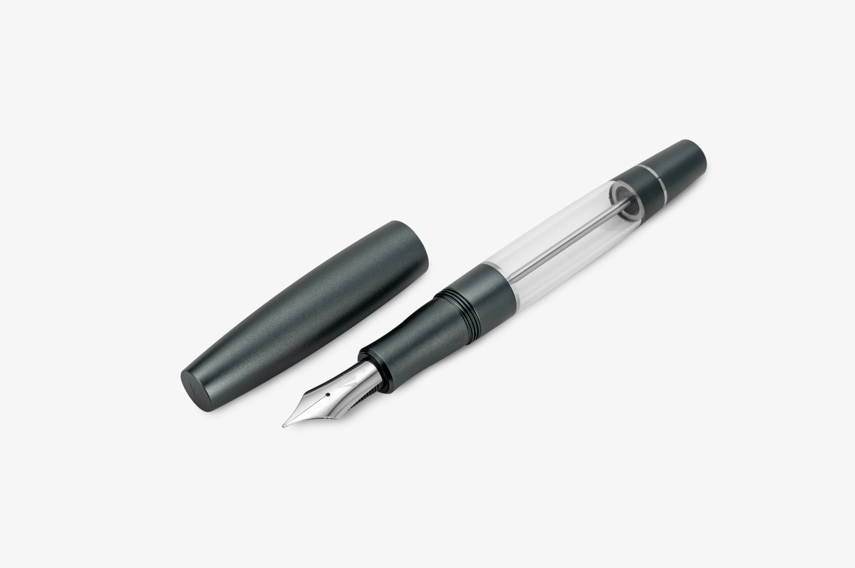 Gravitas Monster Fountain Pen - Aluminum Dark Olive Grey