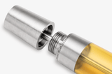 Gravitas Monster Fountain Pen - Grade 5 Titanium Machine Finish