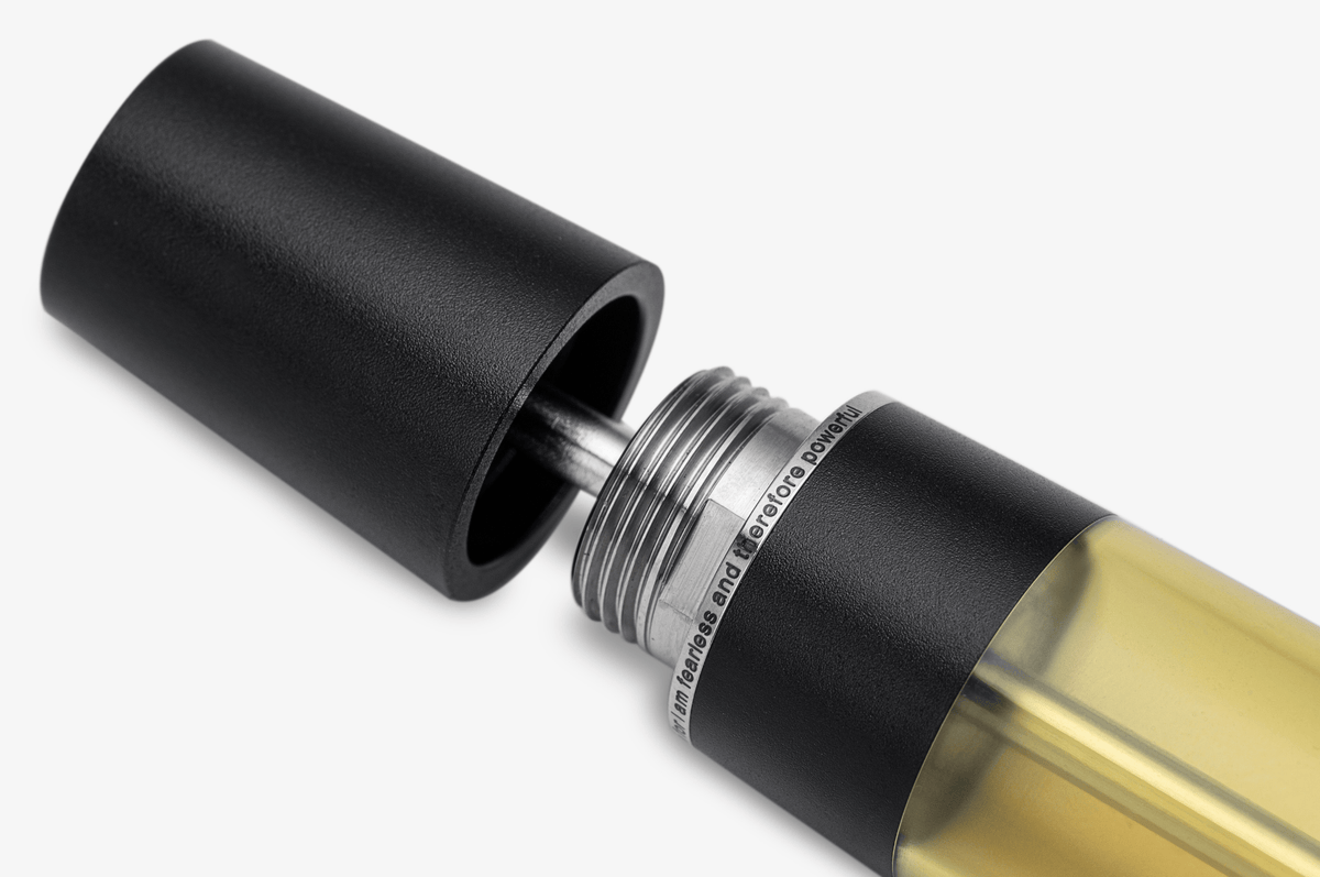 Gravitas Monster Fountain Pen - Aluminum & Ultem Black