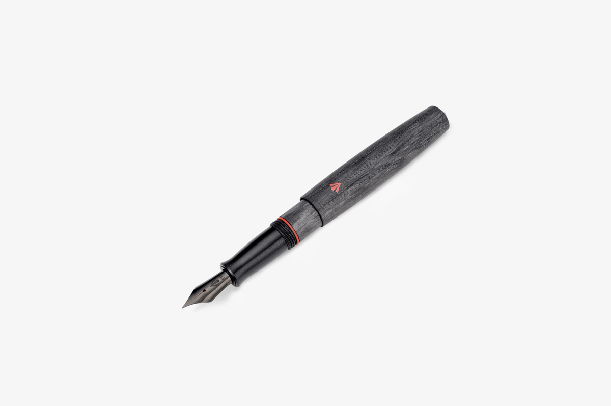 Gravitas Pocket Eyedropper Fountain Pen - Pultruded Carbon Fiber