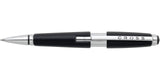 Edge Jet Black Rollerball Pen Detail